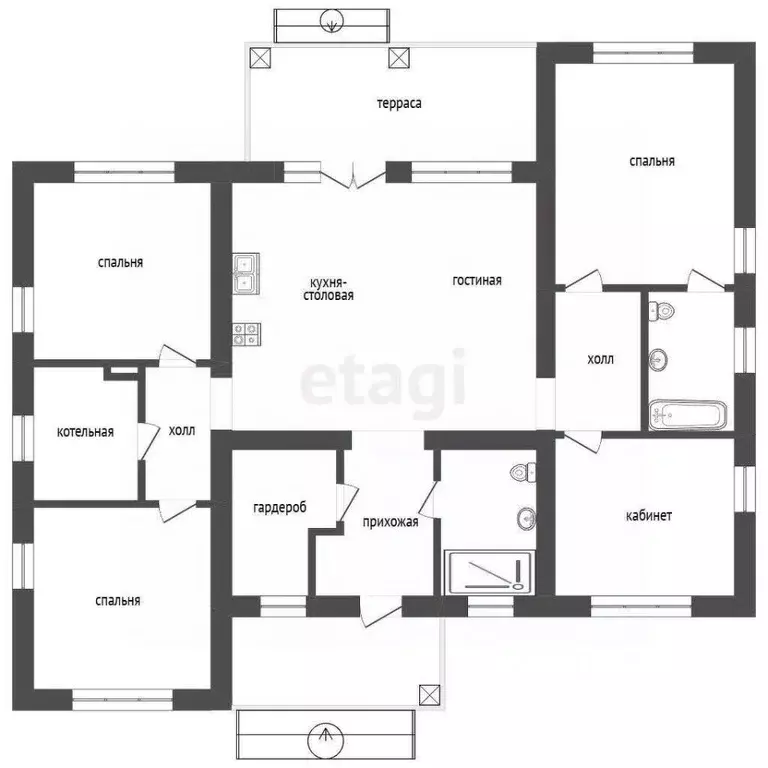 Дом в Ярославская область, Ярославский муниципальный округ, д. Красный ... - Фото 1