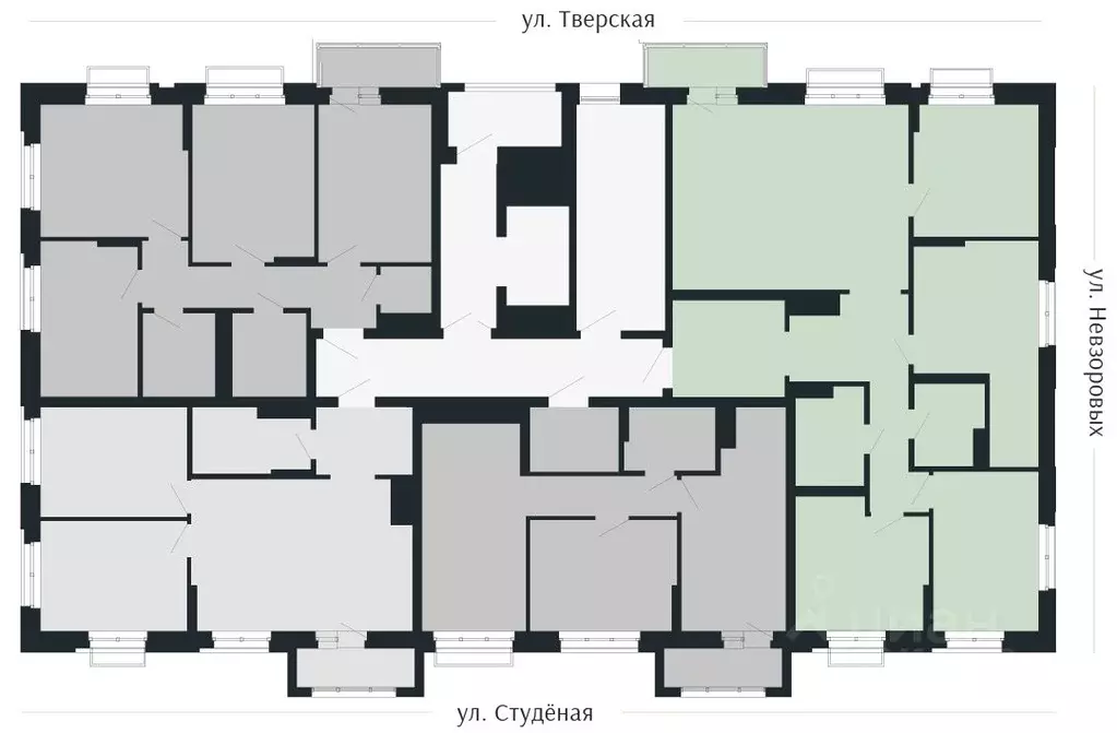 4-к кв. Нижегородская область, Нижний Новгород Резиденция жилой ... - Фото 2