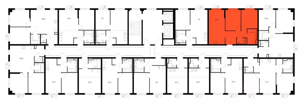 2-к кв. Ленинградская область, Всеволожский район, Заневское городское ... - Фото 2