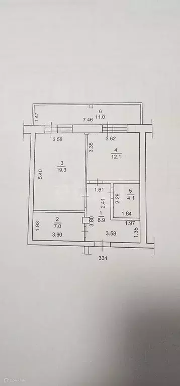 Продаётся 1-к квартира, 51.4 м - Фото 1