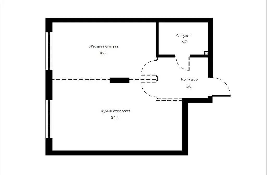 1-комнатная квартира: Пенза, улица Богданова, 39 (51.1 м) - Фото 0