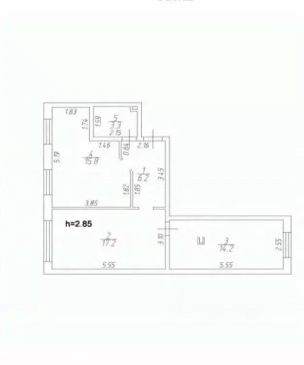 3-к кв. Иркутская область, Иркутск ул. Александра Невского, 71 (56.7 ... - Фото 2