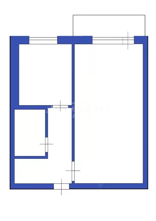 1-к кв. Кемеровская область, Кемерово Инициативная ул., 16А (31.3 м) - Фото 2