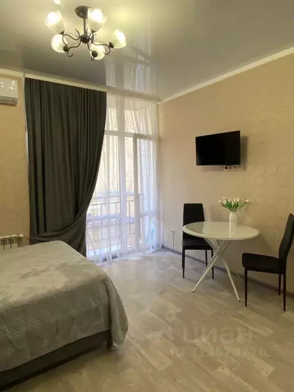 Студия Краснодарский край, Сочи Мамайка мкр, ул. Волжская, 77 (30.0 м) - Фото 0