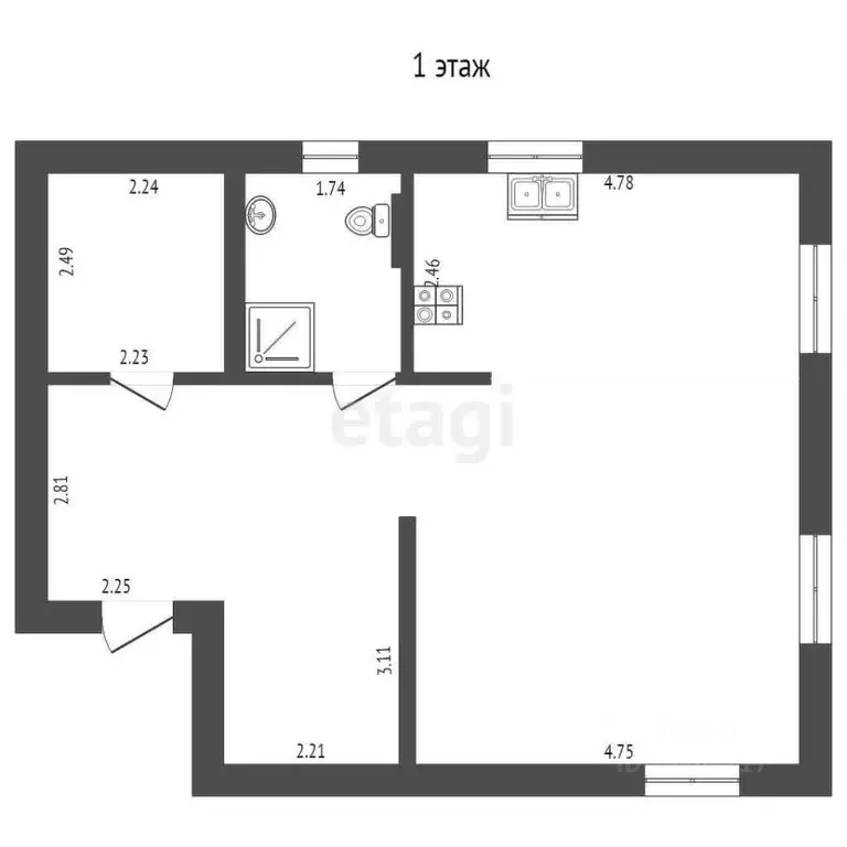 Дом в Севастополь ш. Фиолентовское, 68/91А (143 м) - Фото 1