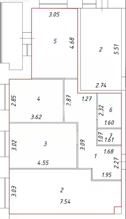 3-к кв. Ивановская область, Иваново Бакинский проезд, 64 (78.0 м) - Фото 1