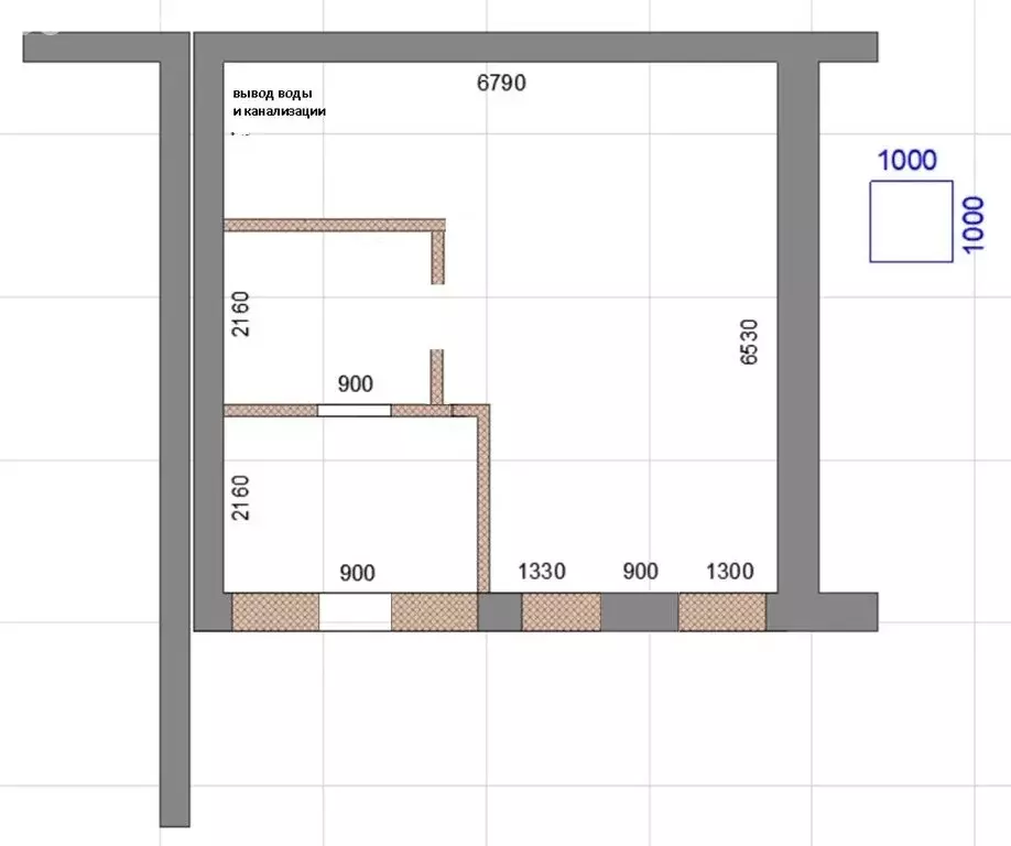 Помещение свободного назначения (44 м) - Фото 2