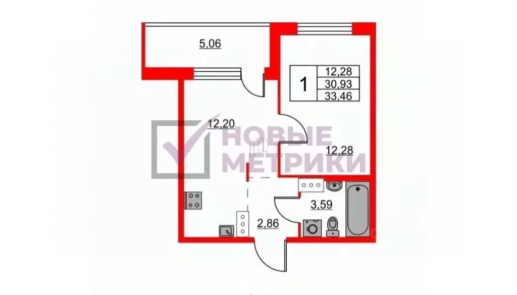1-к кв. Ленинградская область, Кудрово г. Всеволожский район, ... - Фото 2