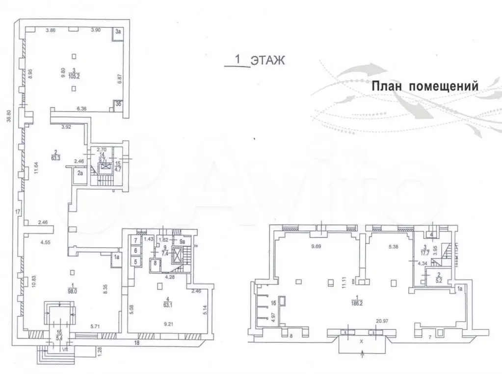 Продажа помещения свободного назначения 1192 м2 - Фото 0