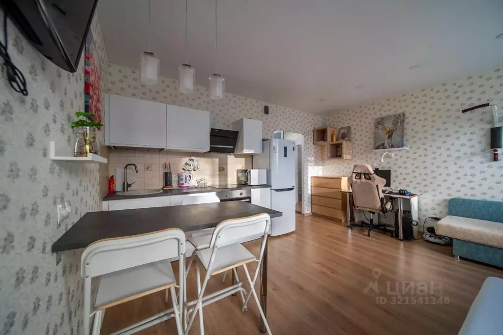 Студия Санкт-Петербург ул. Парфеновская, 11к1 (27.0 м) - Фото 0