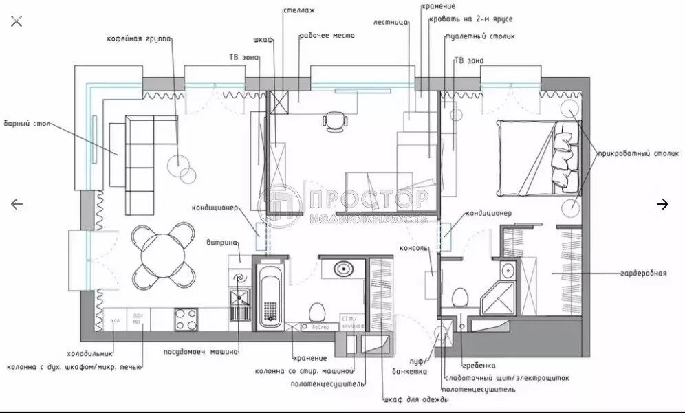 2-комнатная квартира: Москва, улица Архитектора Щусева, 5к1 (72 м) - Фото 1