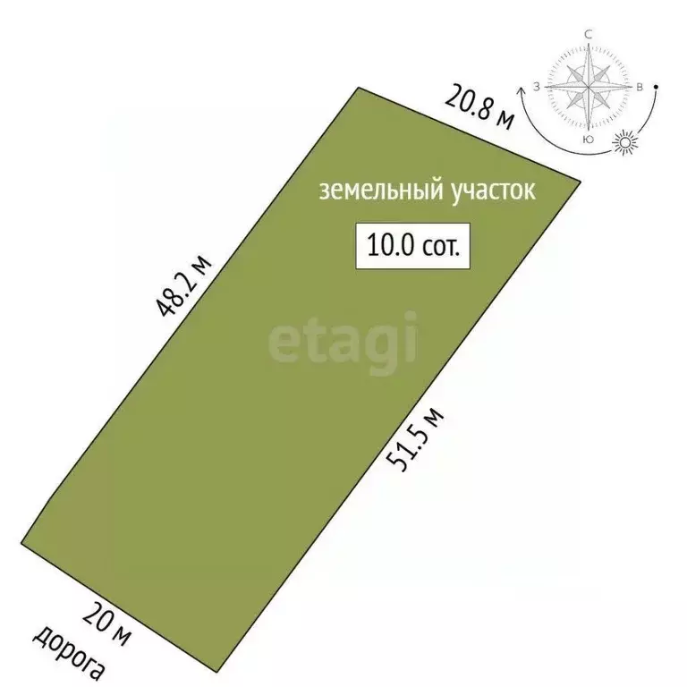 Участок в Ростовская область, Шахты ул. Федосеева (10.0 сот.) - Фото 1
