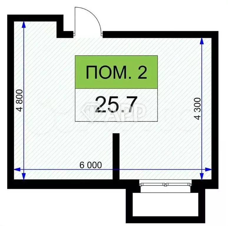 Продам торговое помещение, 25.7 м - Фото 0