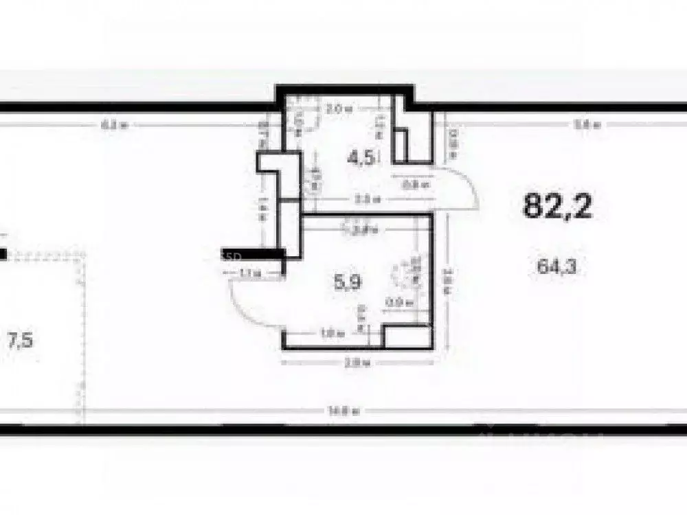Торговая площадь в Московская область, Красногорск городской округ, ... - Фото 1