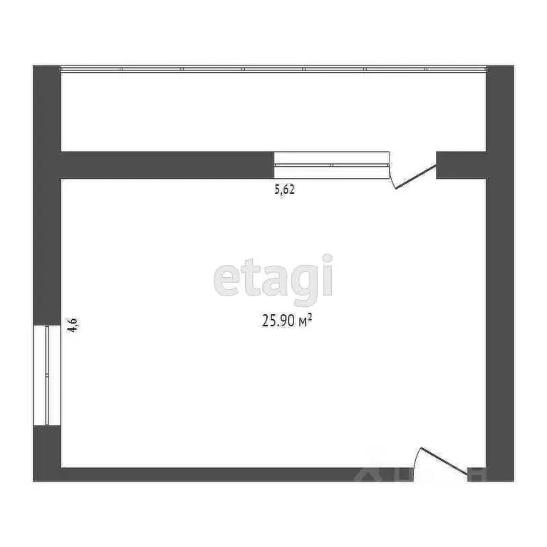 Комната Вологодская область, пос. Непотягово 18 (25.9 м) - Фото 1