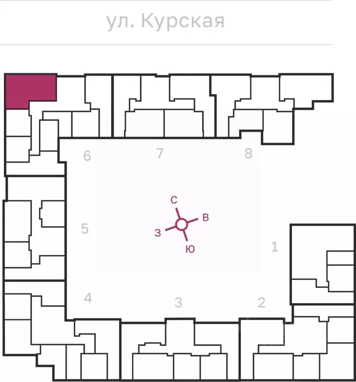 3-к кв. Санкт-Петербург Курская ул., 27 (82.74 м) - Фото 1