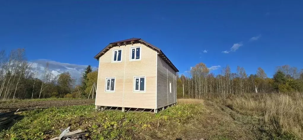 Дом в Ленинградская область, Лужский район, пос. Серебрянский  (105 м) - Фото 2