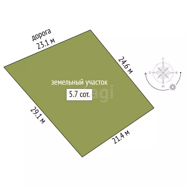 Участок в Омск, садоводческое некоммерческое товарищество Строитель ... - Фото 1