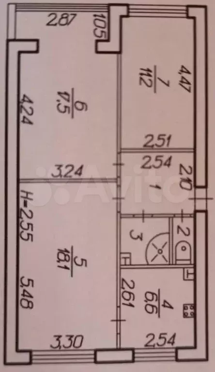 3-к. квартира, 62 м, 1/5 эт. - Фото 0