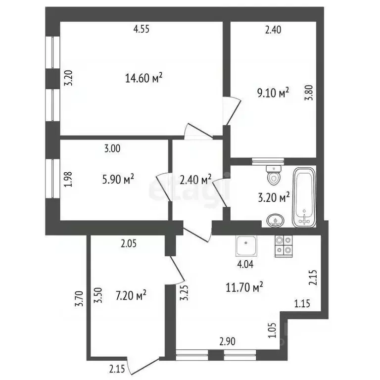 3-к кв. Крым, Феодосия ул. Десантников, 4 (46.9 м) - Фото 1