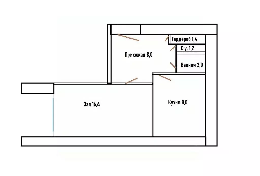 1-к кв. Башкортостан, Уфа ул. Салавата, 17 (37.0 м) - Фото 2