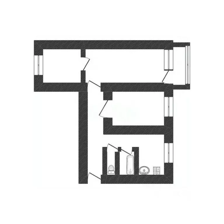 3-к кв. Смоленская область, Дорогобужский муниципальный округ, ... - Фото 1