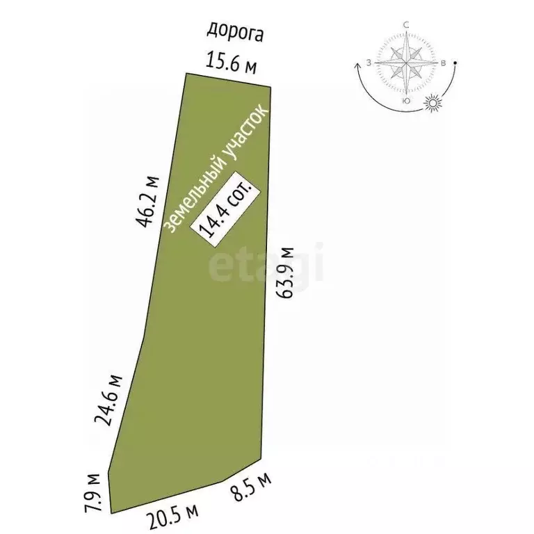 Участок в Ярославская область, Ярославский муниципальный округ, д. ... - Фото 2