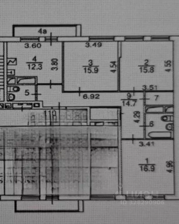 3-к кв. Москва ул. Академика Ильюшина, 12 (87.1 м) - Фото 2