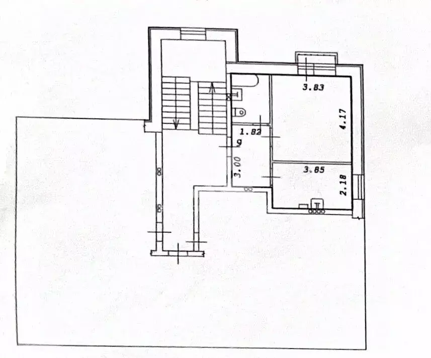 1-к кв. Новосибирская область, Новосибирск Большая ул., 658 (34.1 м) - Фото 2