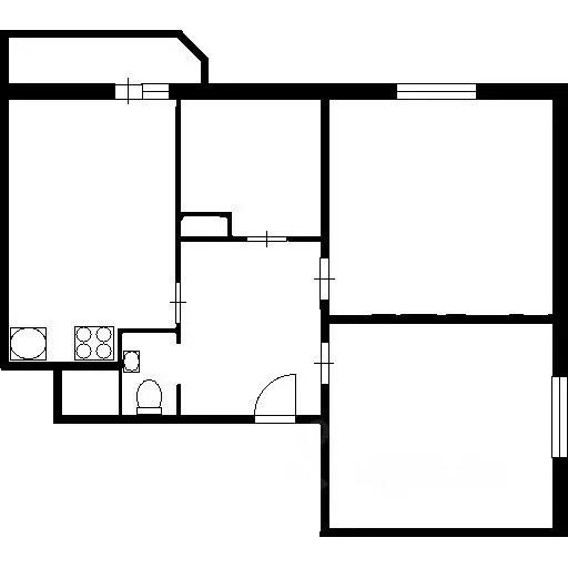 1-к кв. Башкортостан, Уфа бул. Ибрагимова, 21 (32.8 м) - Фото 2