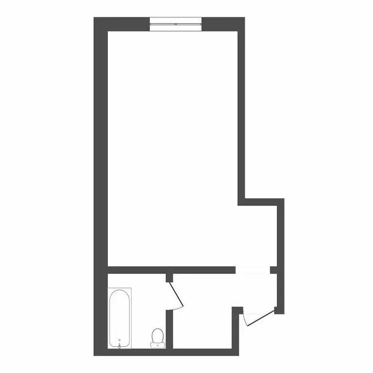 Квартира-студия: Тюмень, улица Республики, 214 (12.8 м) - Фото 0