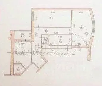 3-к кв. Ростовская область, Ростов-на-Дону пер. Семашко, 113 (80.5 м) - Фото 1