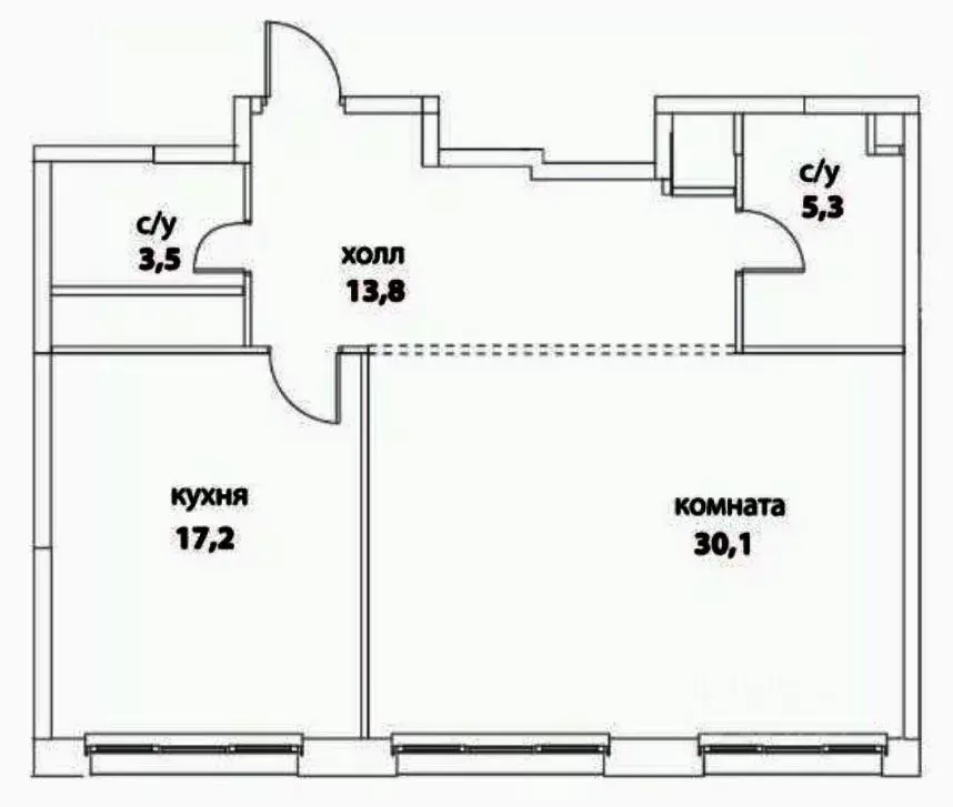 2-к кв. Москва Шелепихинская наб., 34к5 (70.0 м) - Фото 2