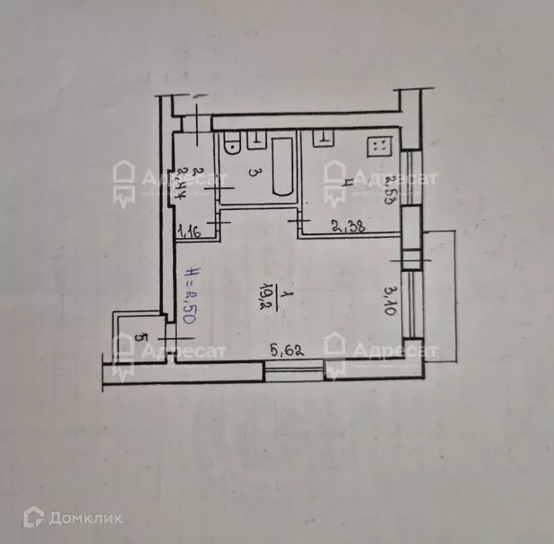 Продаётся 1-к квартира, 32.4 м - Фото 1