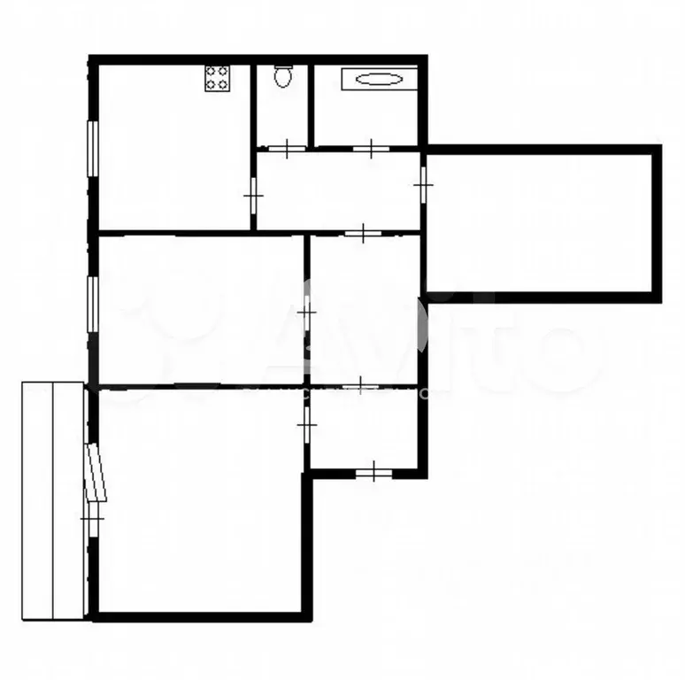 3-к. квартира, 59 м, 5/10 эт. - Фото 0