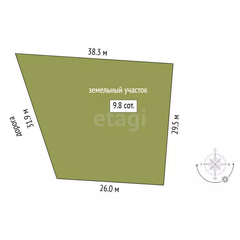 Участок в Нижнетавдинский район, СНТ Нерда (9.82 м) - Фото 0