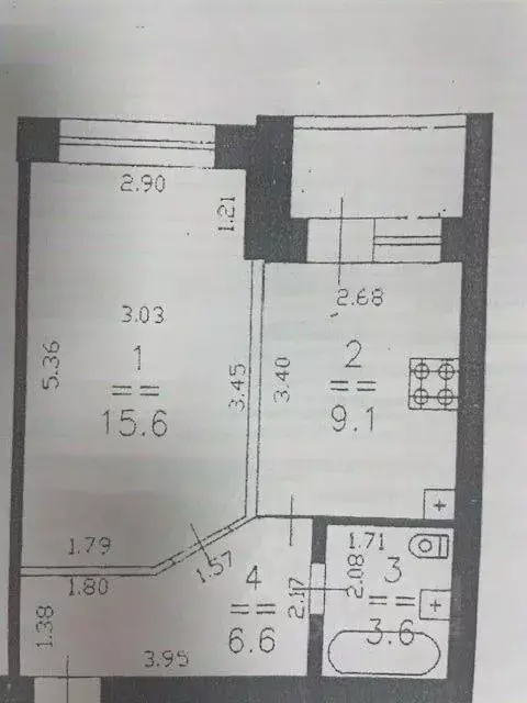 1-к кв. Нижегородская область, Нижний Новгород Народная ул., 50 (34.9 ... - Фото 1
