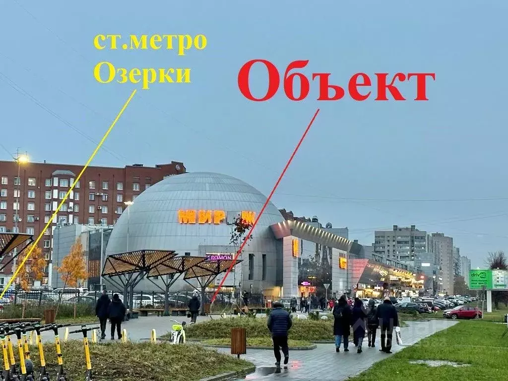 Торговая площадь в Санкт-Петербург просп. Энгельса, 124к1 (1650 м) - Фото 1