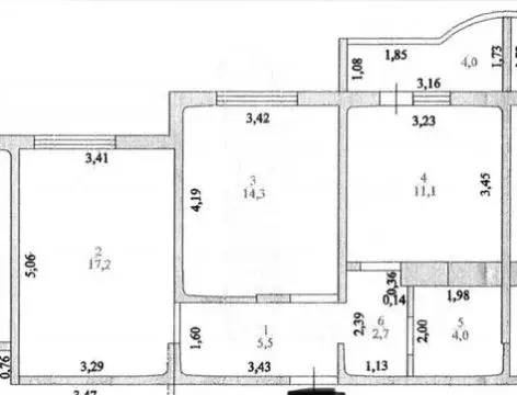 2-к кв. Оренбургская область, Оренбург Транспортная ул., 18/4 (55.0 м) - Фото 2