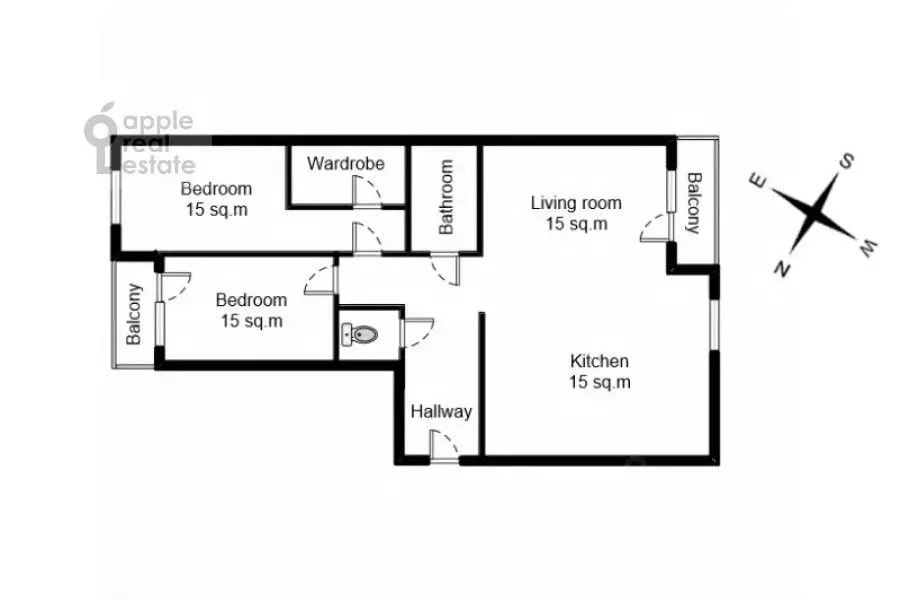 3-к кв. Москва Мантулинская ул., 9к1 (82.0 м) - Фото 1