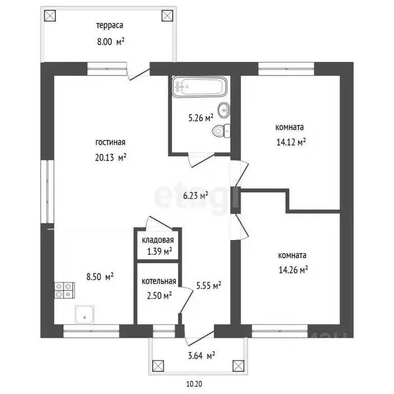 Участок в Тюменская область, Тюменский муниципальный округ, ... - Фото 1