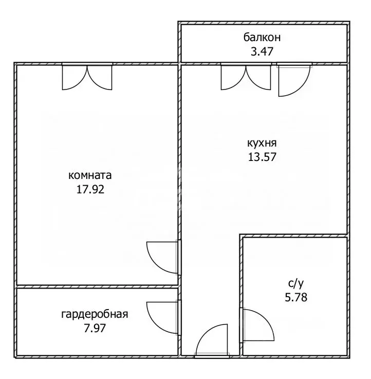 1-к кв. Ульяновская область, Ульяновск ул. Стасова, 4 (45.2 м) - Фото 2
