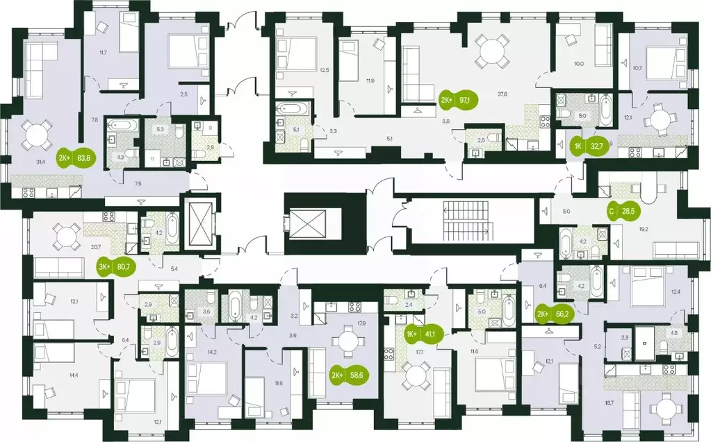 3-к кв. Забайкальский край, Чита Каштакский мкр,  (66.2 м) - Фото 2