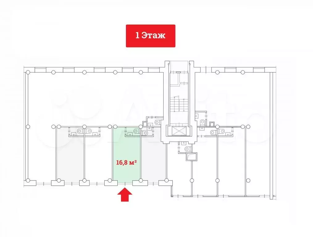 Продажа габ - Офис Газпромбанка - 16,8 м - Фото 0