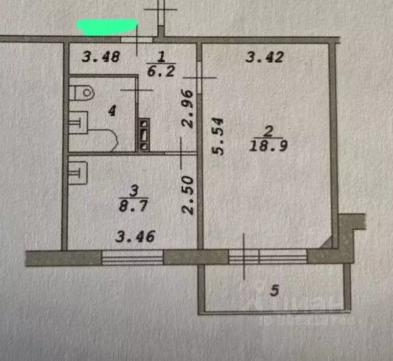 1-к кв. Новосибирская область, Новосибирск Хилокская ул., 1в (37.4 м) - Фото 0