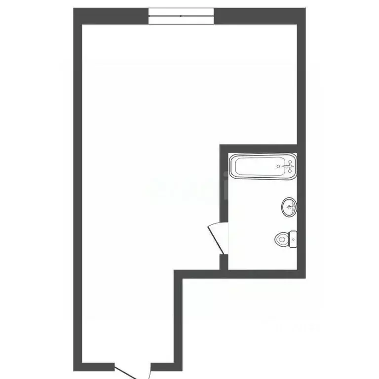 Студия Московская область, Лыткарино 6-й мкр, 33 (29.0 м) - Фото 2