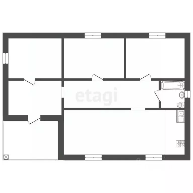 Дом в Омская область, Омск Березовая Роща СНТ, 488 (78 м) - Фото 1