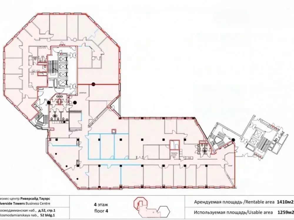 Офис в Москва Космодамианская наб., 52С1 (1410 м) - Фото 2