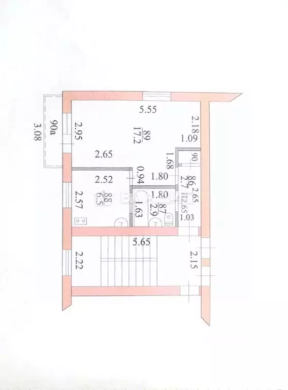 1-к кв. Краснодарский край, Ейск ул. Розы Люксембург, 17 (29.9 м) - Фото 2