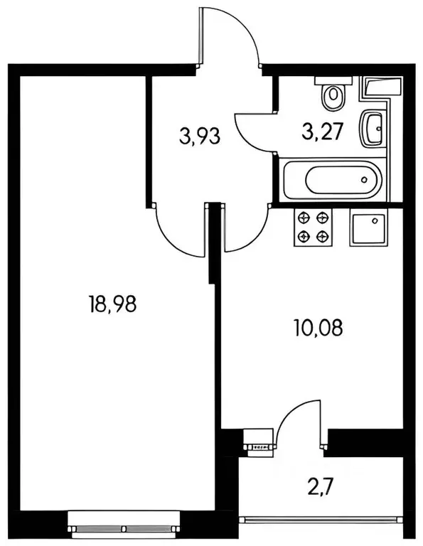 1-к кв. Московская область, Красногорск городской округ, пос. ... - Фото 2